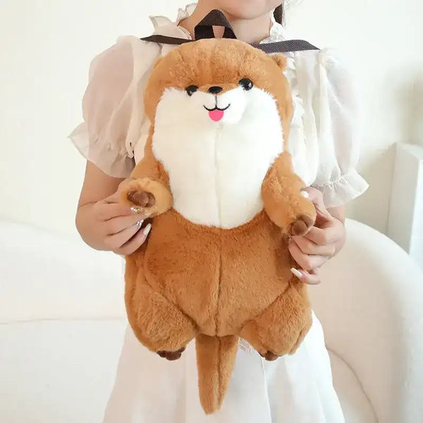 Otter Plush Backpack