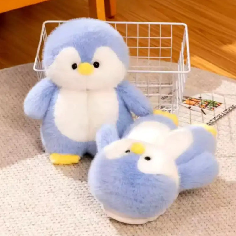 Penguin Slippers - Blue / 5.5