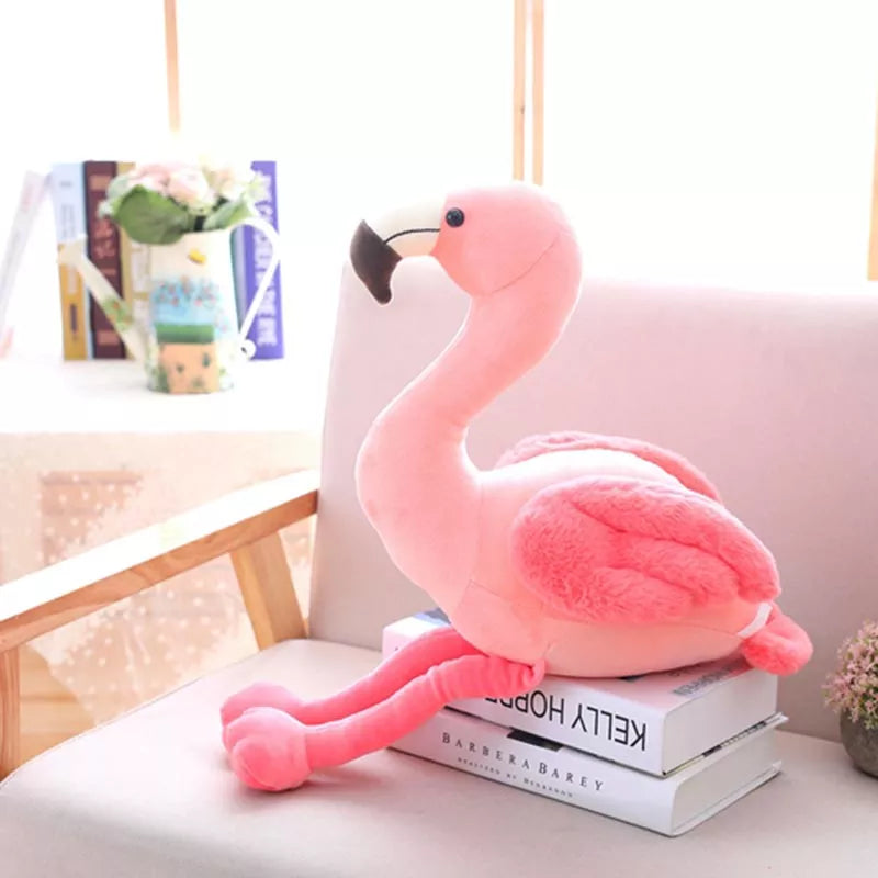 pink flamingo stuffed toy - 25cm