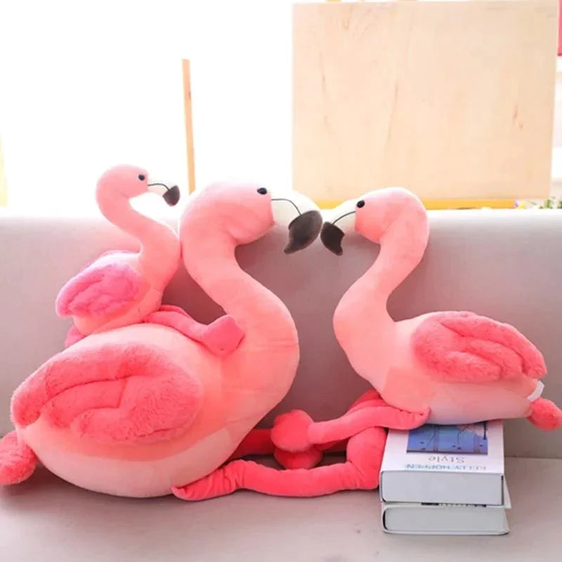 pink flamingo stuffed toy