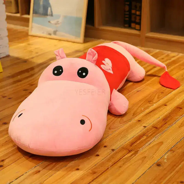 Pink Hippopotamus Stuffed Animal