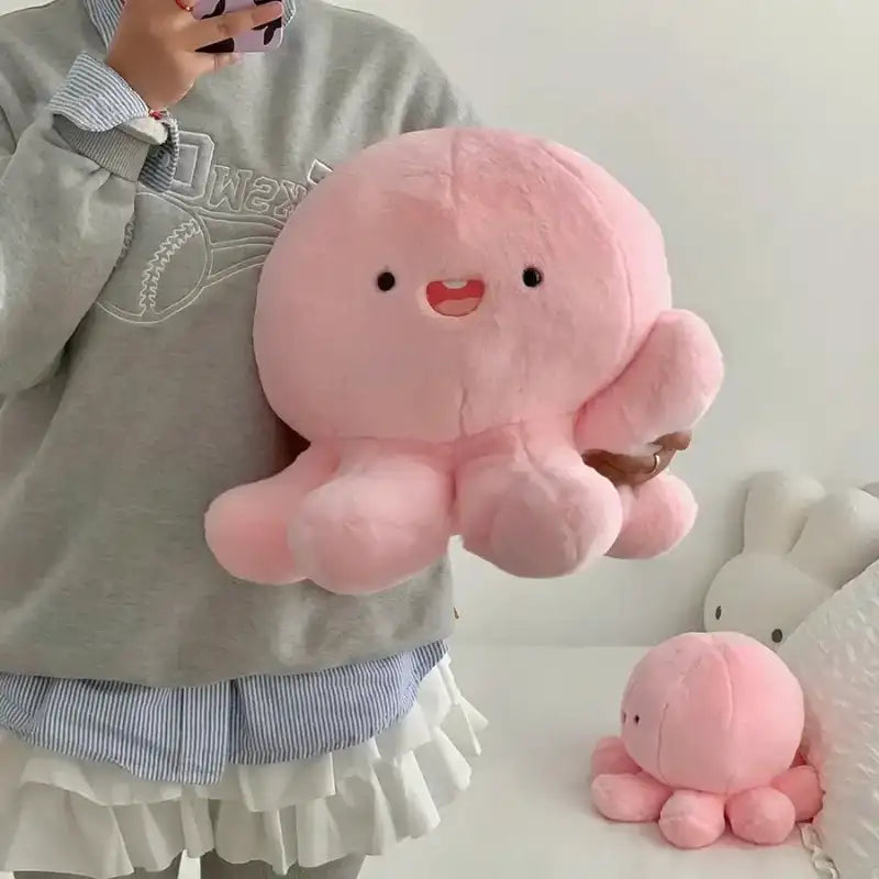 Pink Octopus Plush