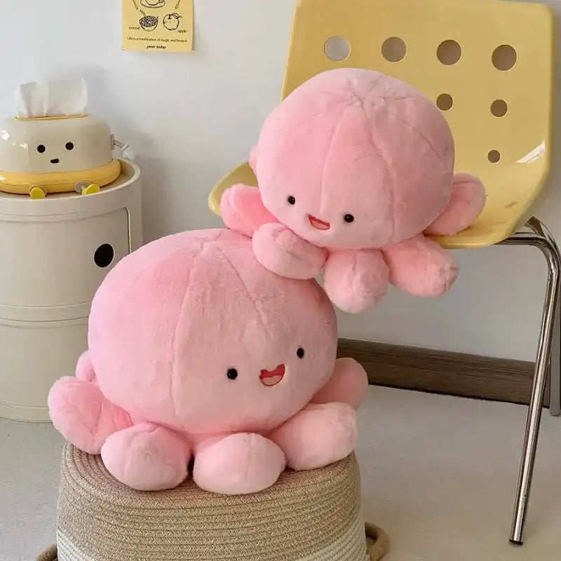 Pink Octopus Plush