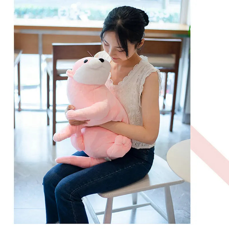 Pink Otter Plush