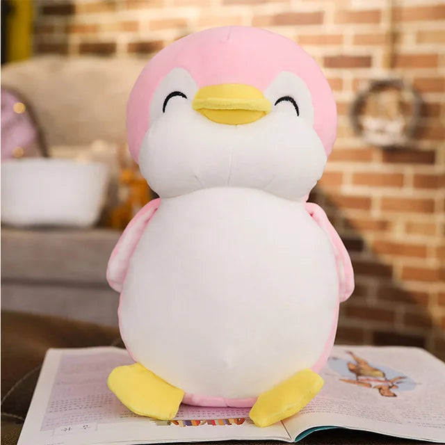 Pink Penguin Stuffed Animal - 11.8