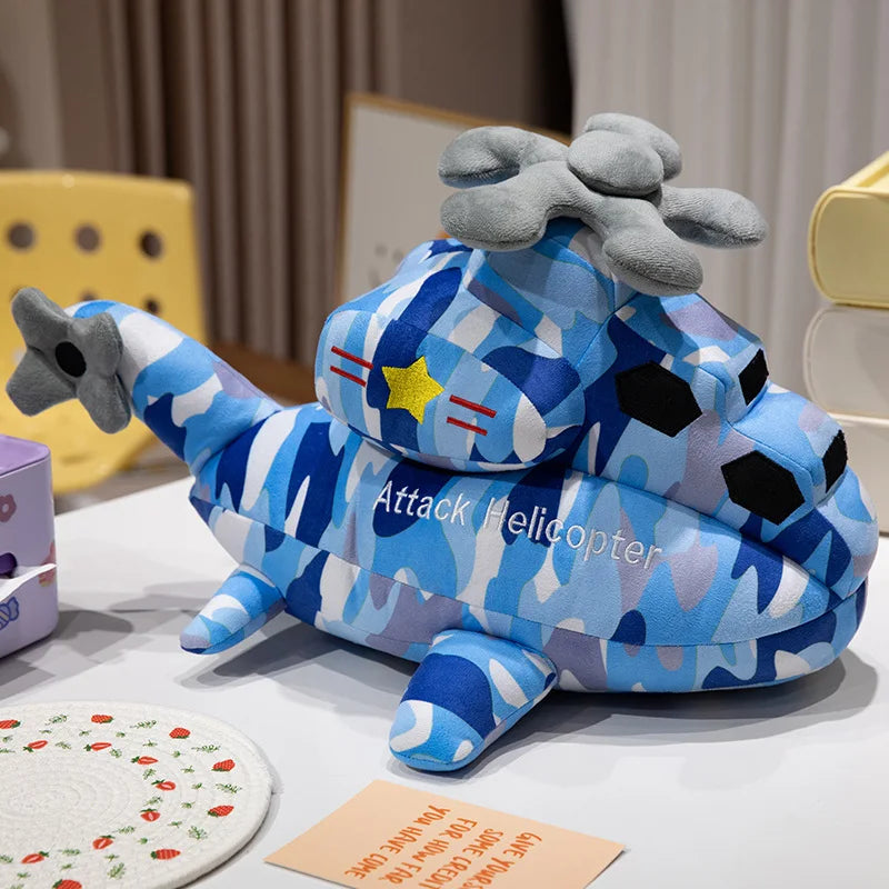 Plush Helicopter - Blue / 11.8