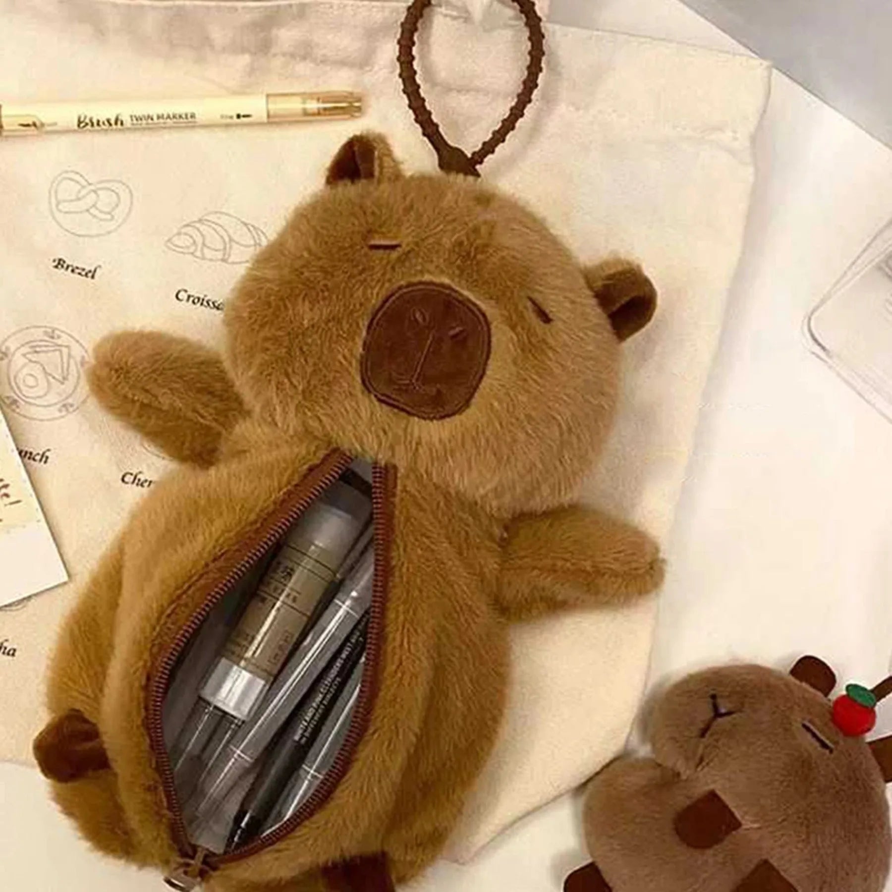 Plush Pencil Case - One size