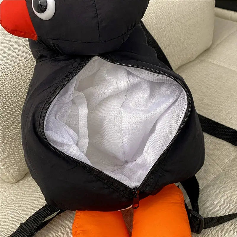 Plush Penguin Backpack