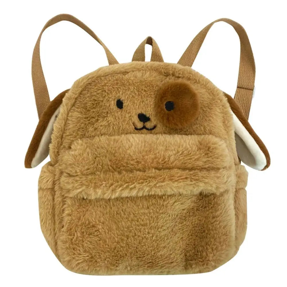 plush puppy backpack - Small