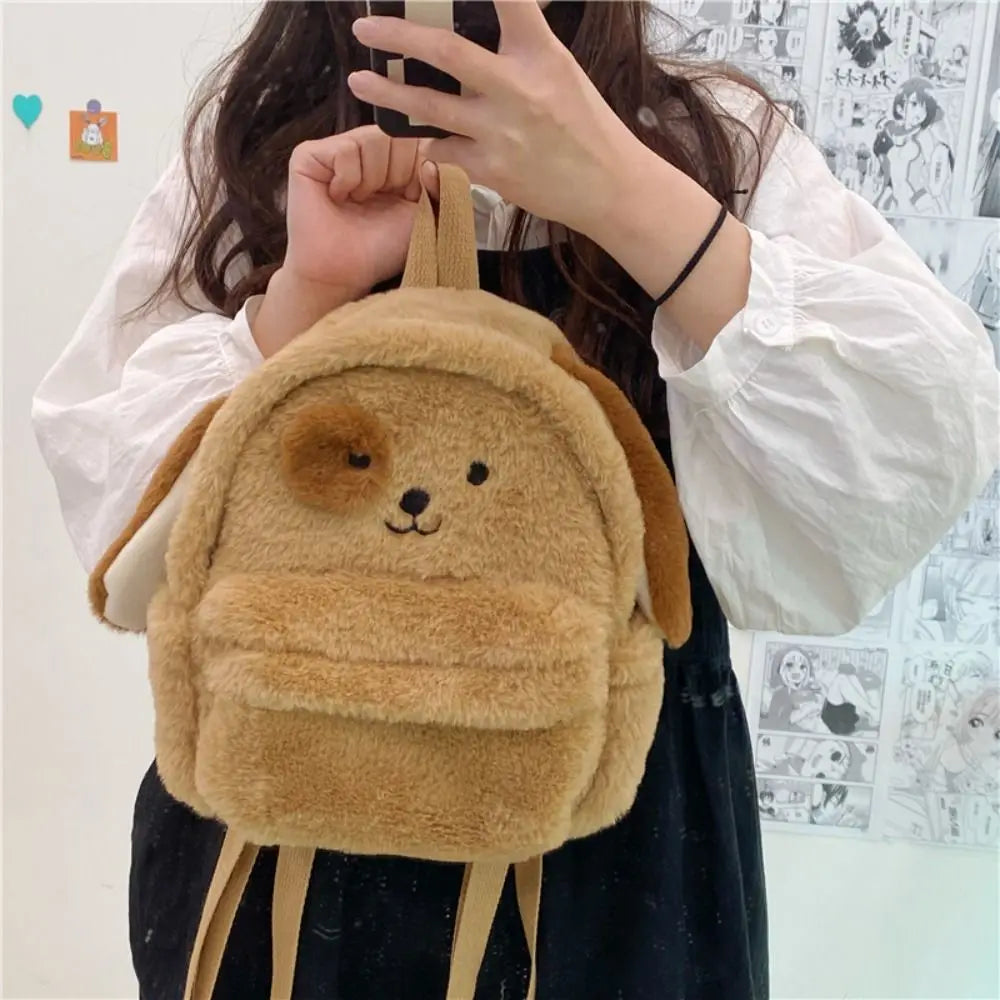 Plush Puppy Backpack