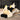 Large Cow Plush - black