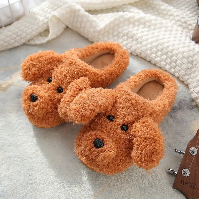 Poodle Slippers - Deep Brown / 9.5–10.5