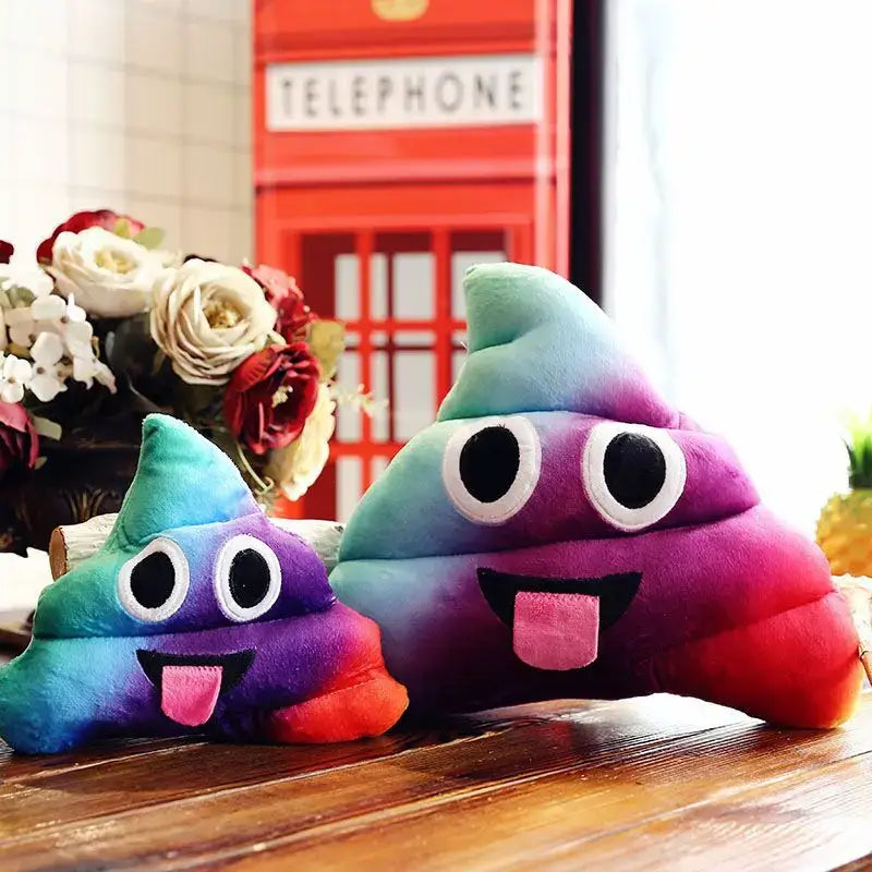 Poop Emoji Plush - H / 7.9