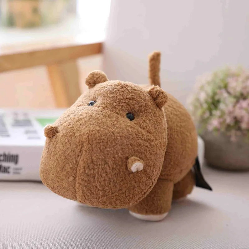 hippopotamus soft toy - Brown