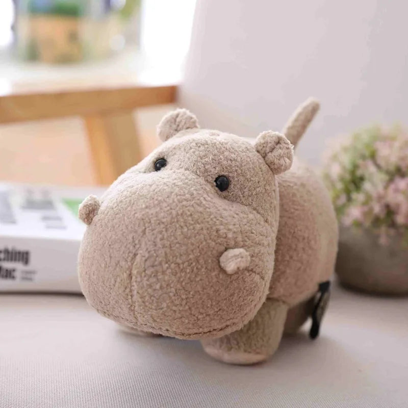 hippopotamus soft toy - Gray