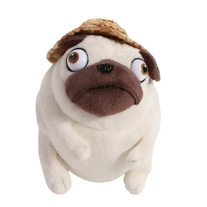 Pug Plush Toy - With Hat