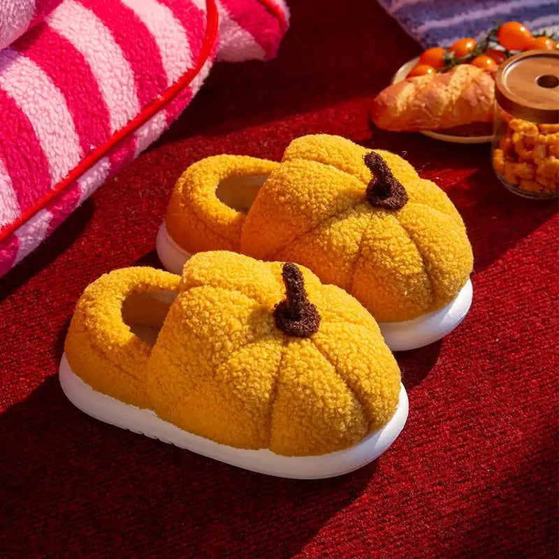 Pumpkin Slippers - 5–6