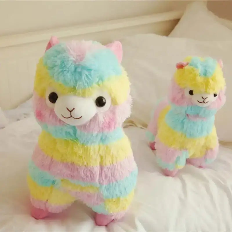 Rainbow Alpaca Plush