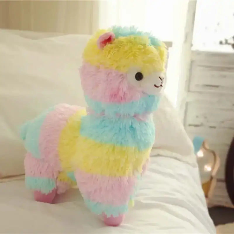 Rainbow Alpaca Plush