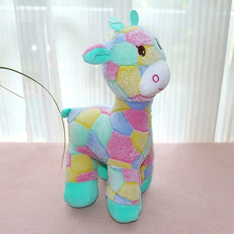Rainbow Giraffe Plush