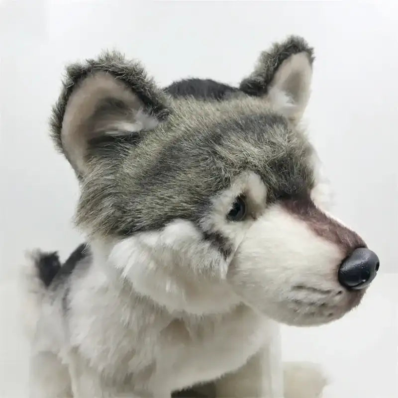 Realistic Wolf Plush