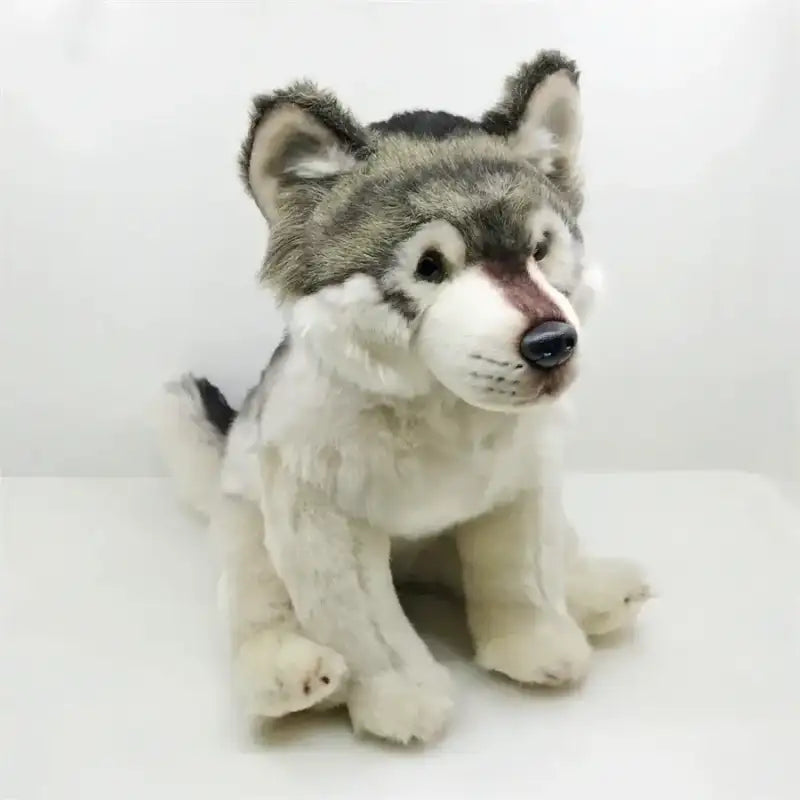 Realistic Wolf Plush