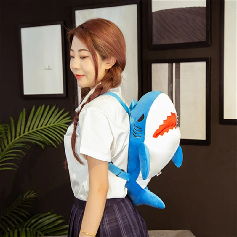 Shark Plush Backpack