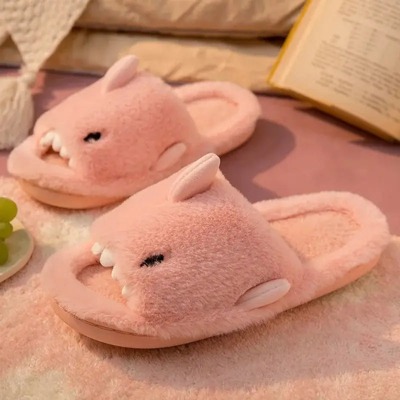 Shark Slippers - Pink / 5.2