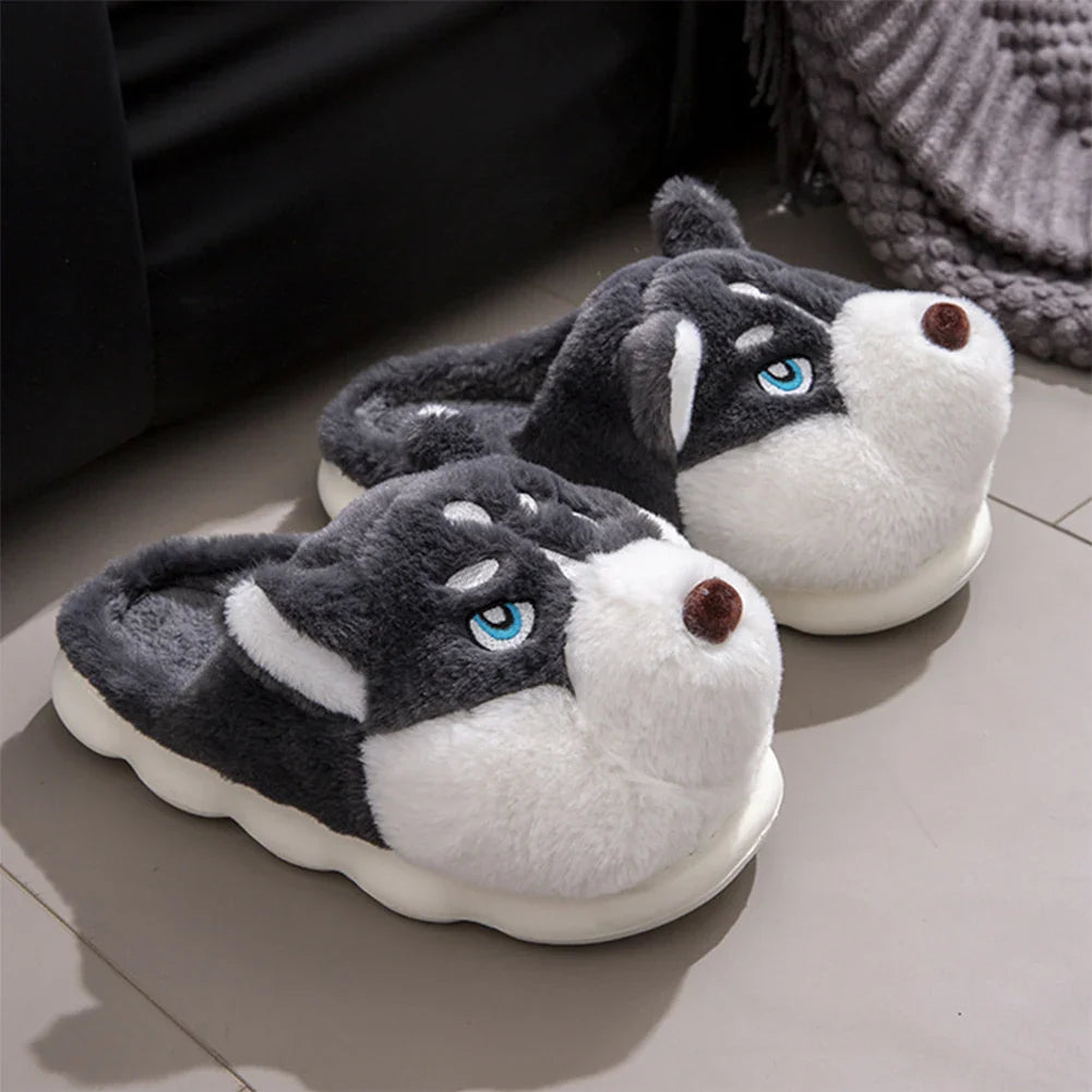 Siberian Husky Slippers