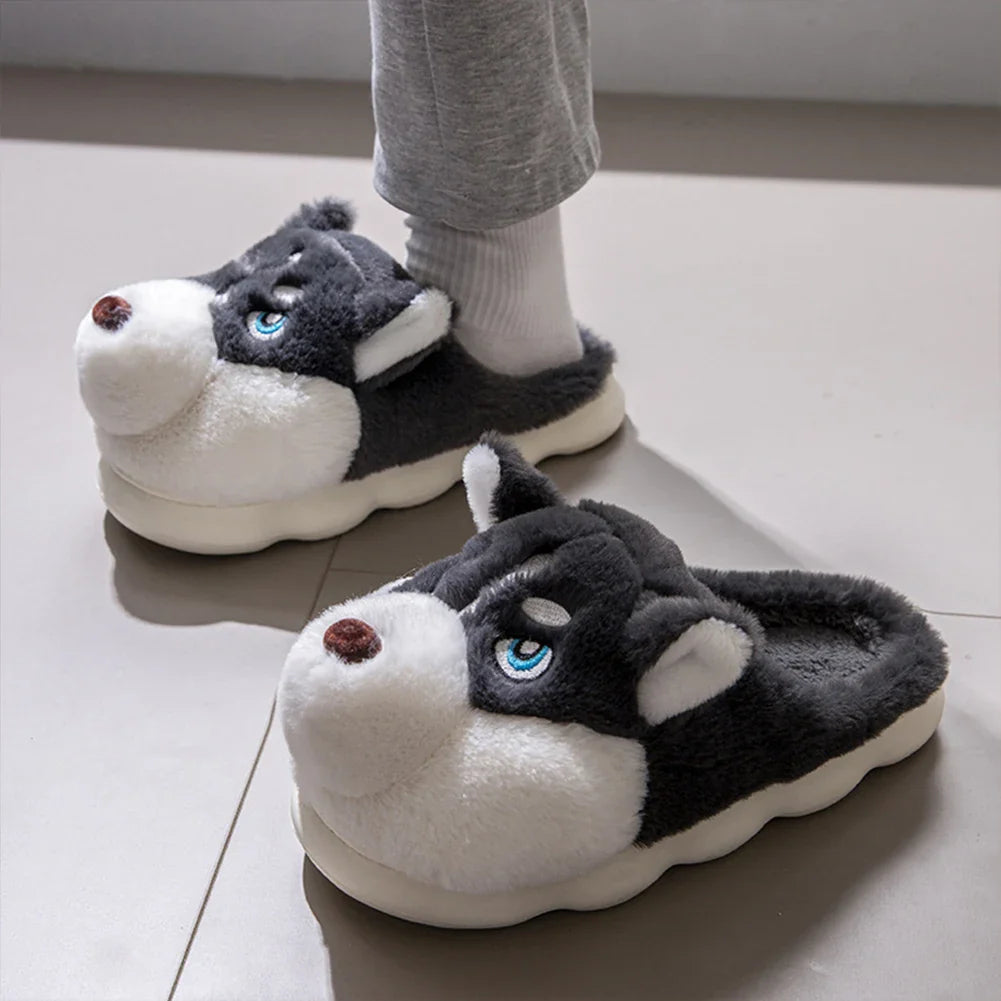 Siberian Husky Slippers