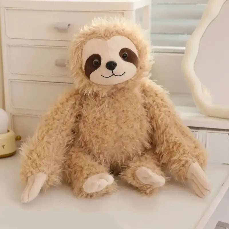 Sloth Plush Doll - Light Brown / One size