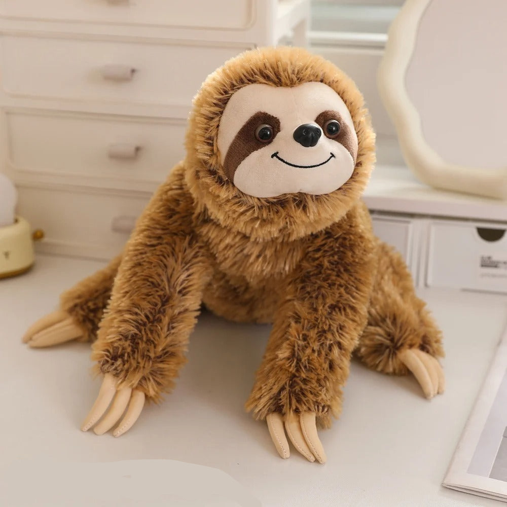 Sloth Plush Doll - Brown / One size