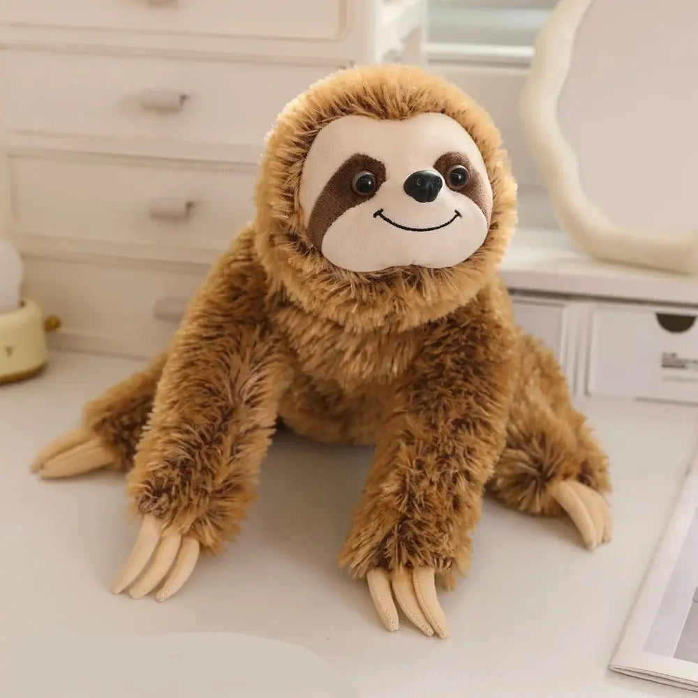 Sloth Plush Doll - Brown / One size