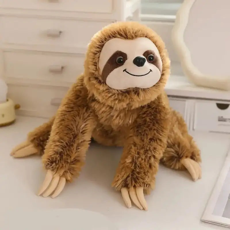 Sloth Plush Doll - Brown / One size