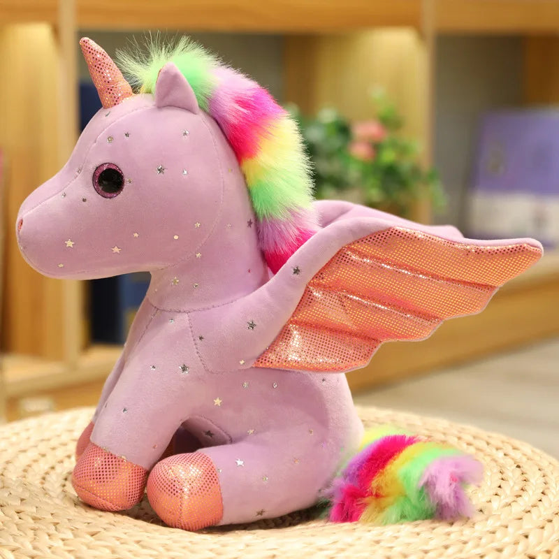 Small Unicorn Plush - Purple