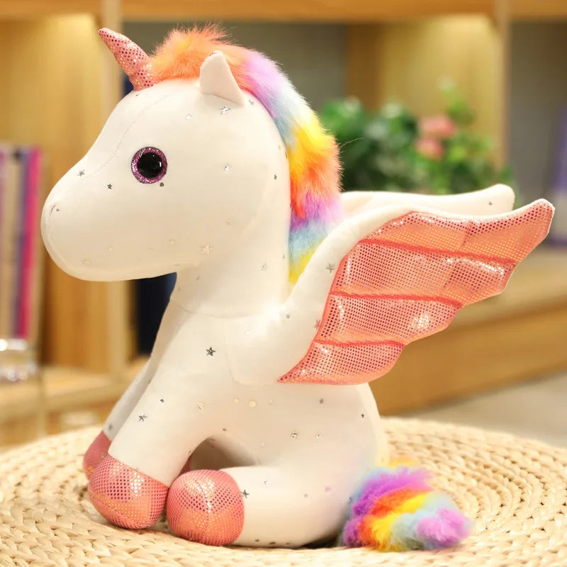Small Unicorn Plush - White