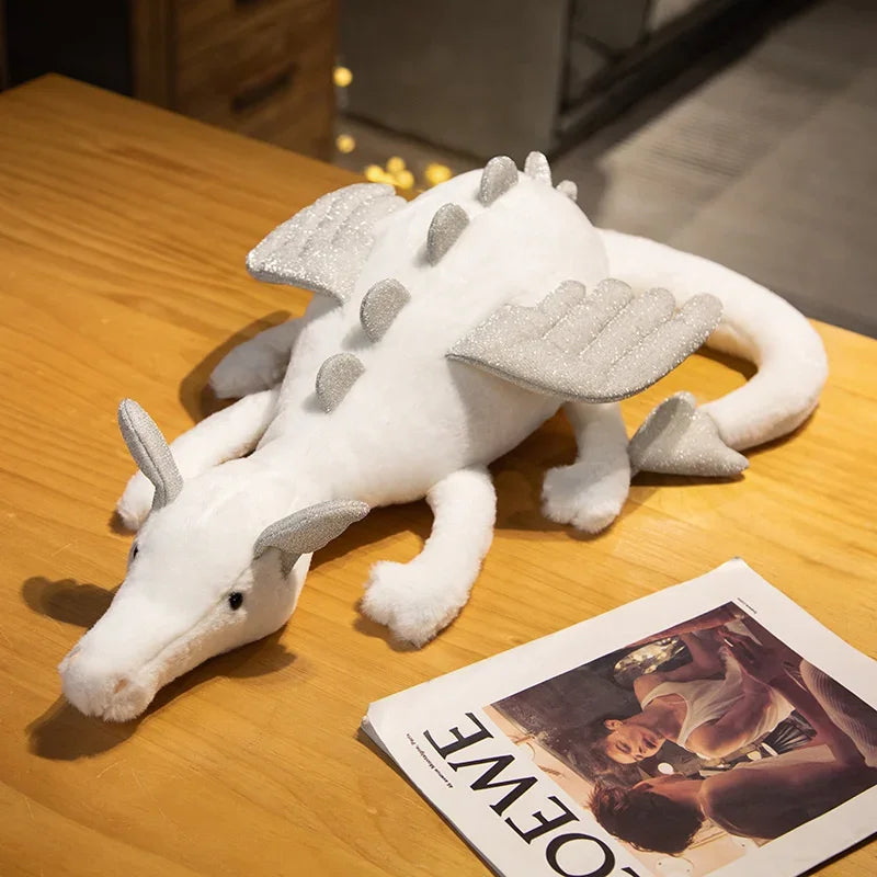 Snow Dragon Plush - 19.7