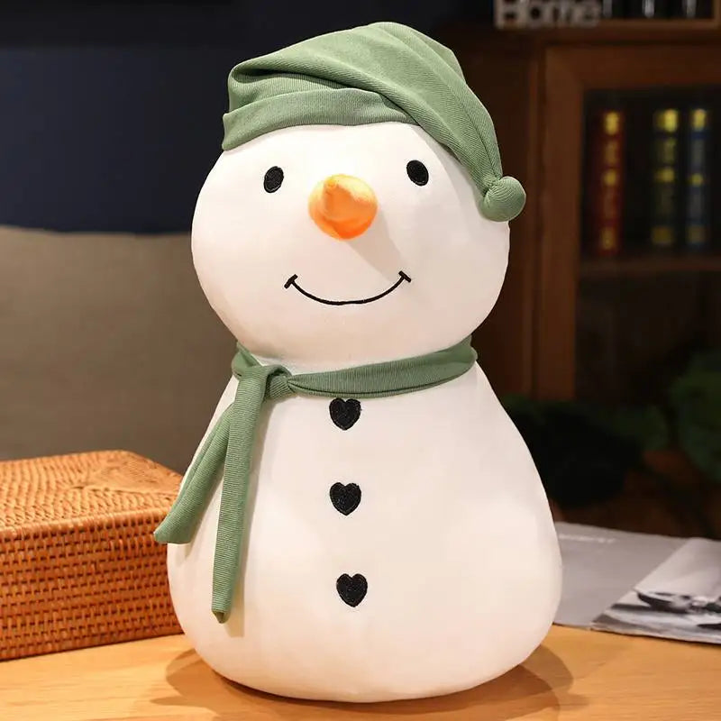Snowman Plush - Green / 11.8