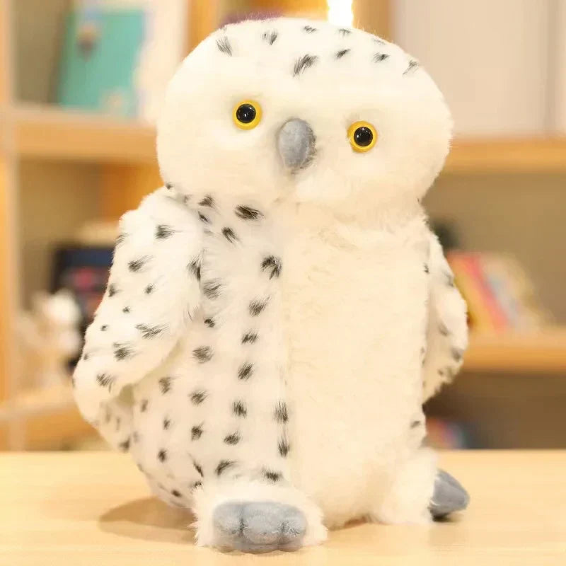 Snowy Owl Plush - 7.8 inches