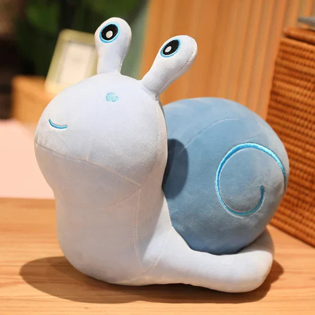 Snail Stuffed Animal Kawaii - Blue / 20cm