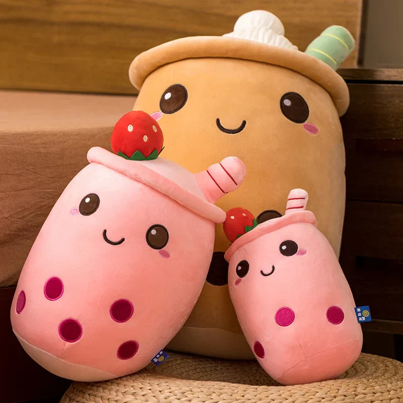 Strawberry bubble tea plush - 9.8 inches