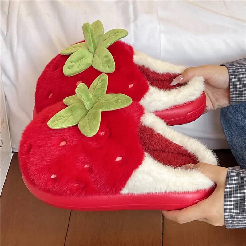 Strawberry slippers