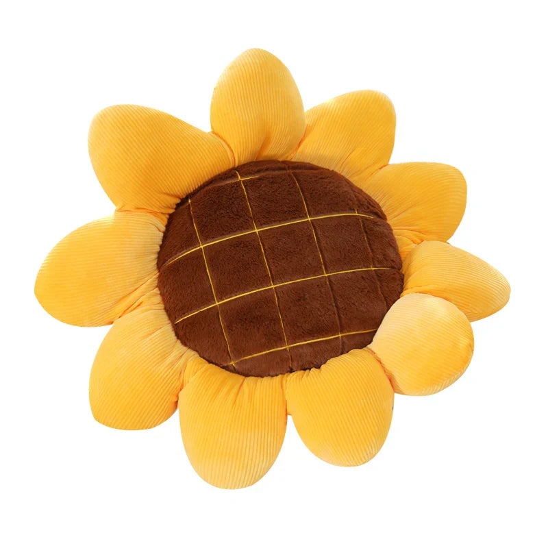 sunflower plush pillow