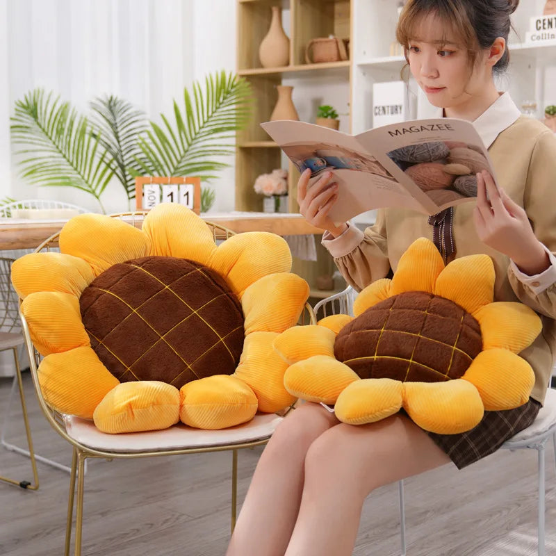 Sunflower Plush Pillow