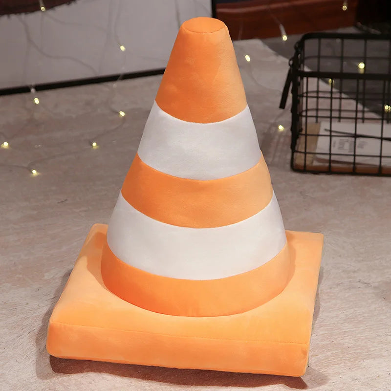 traffic cone plush - Yellow
