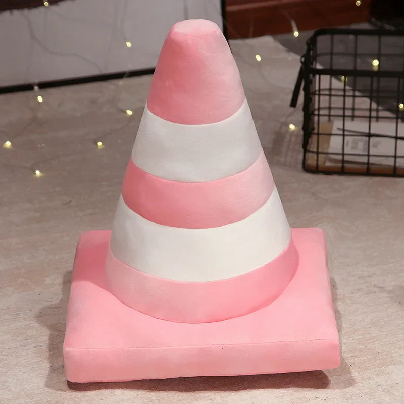 traffic cone plush - Pink