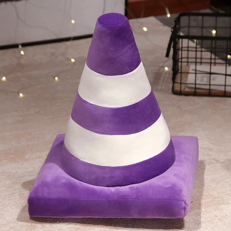 traffic cone plush - Purple