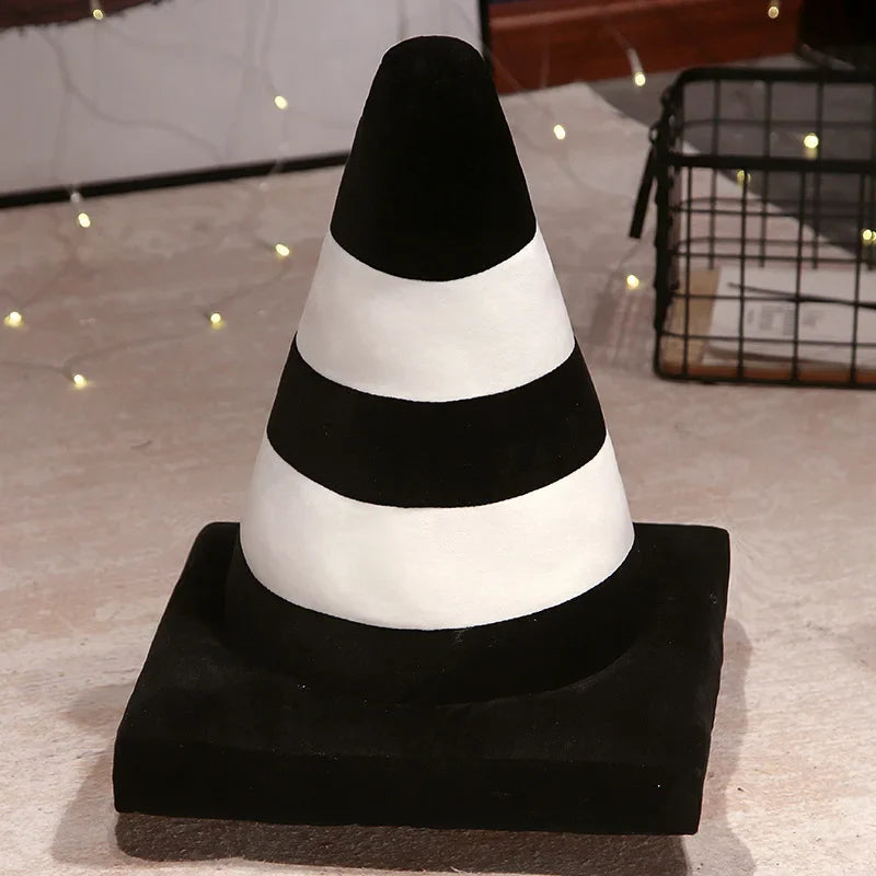 traffic cone plush - Black