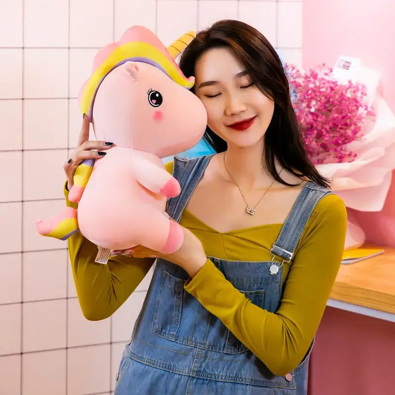 Unicorn Plush Doll - Pink / 11.8