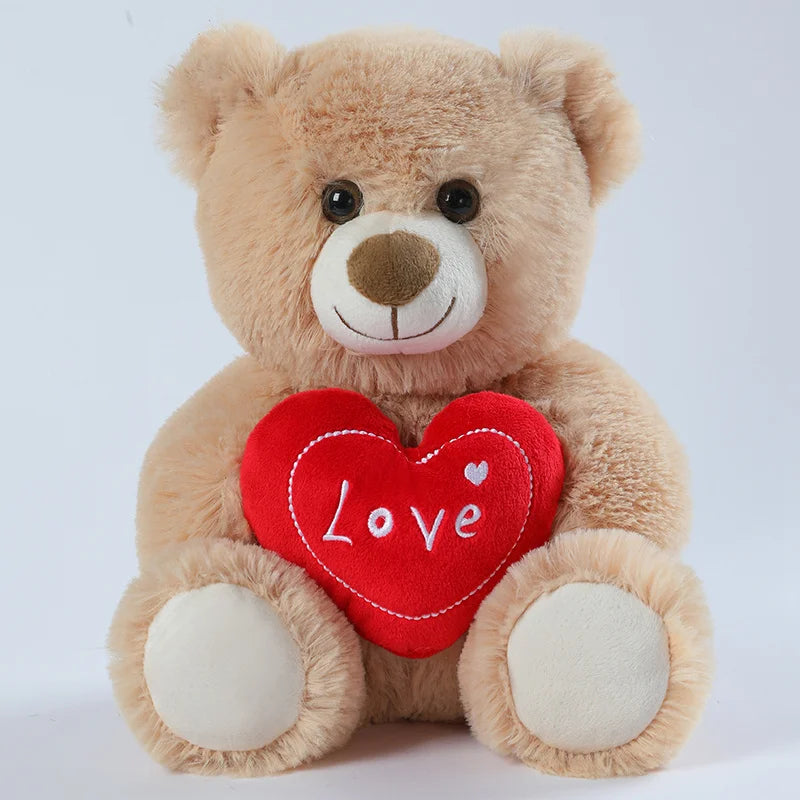 Valentine’s day Plush Dog - Light Brown